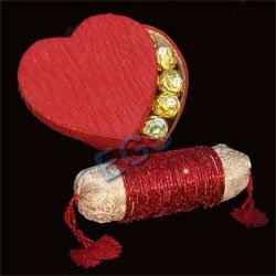 gift Red bangles and Chocolates