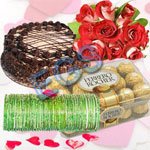 gift Flowers-Cake-Chocolate